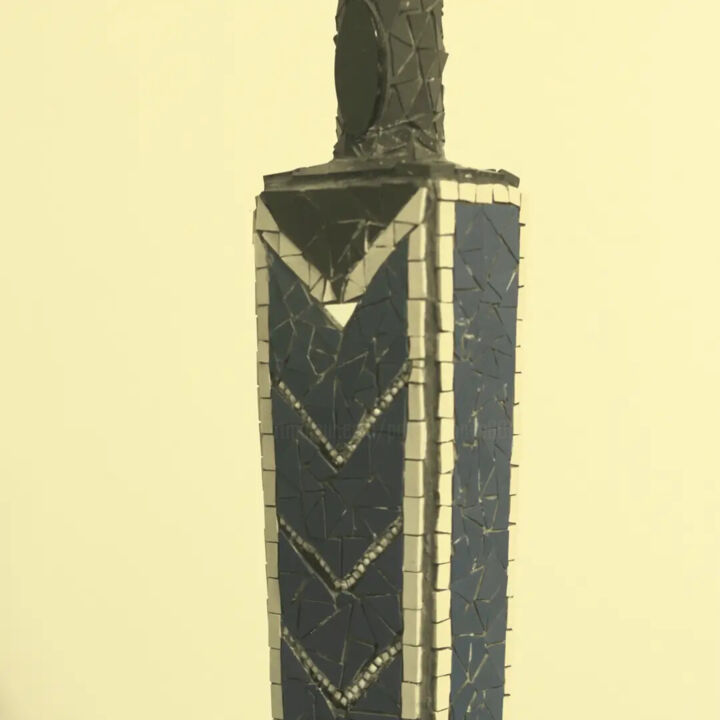 M 雕塑, 11.8x3.2 in