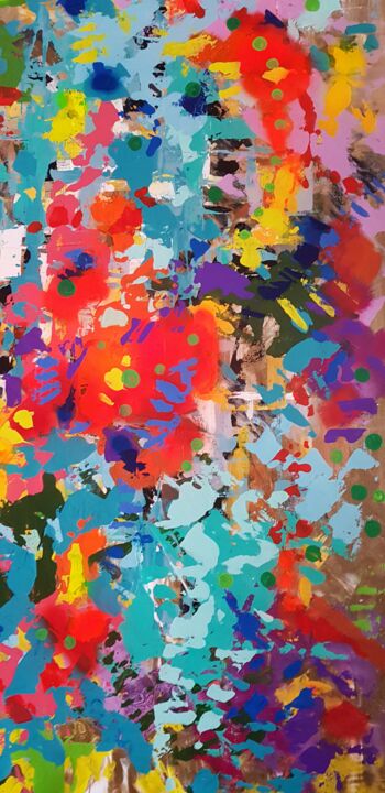 Pintura intitulada "Это твой первый джа…" por Tanya Efe, Obras de arte originais, Acrílico