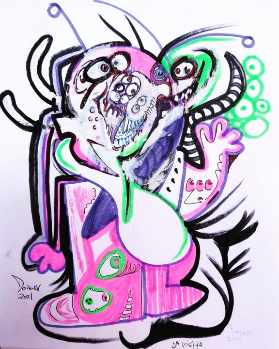 The Visit 图画, 10.8x9.3 in