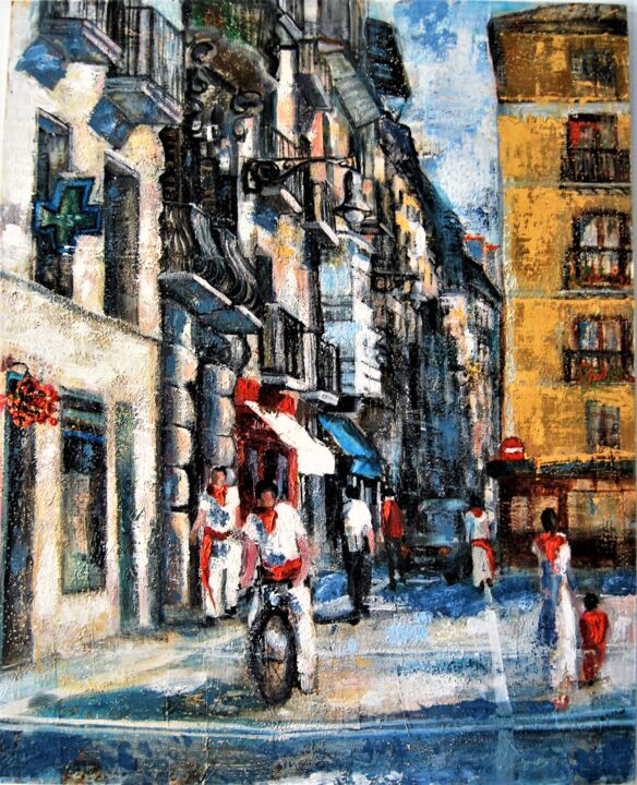 San Fermín 绘画, 39.4x31.9 in