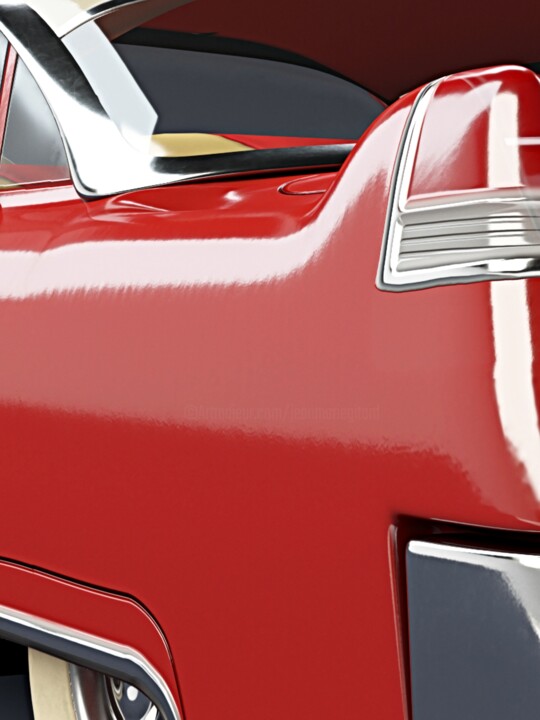 Cadillac 62 数字艺术, 39.4x29.5 in