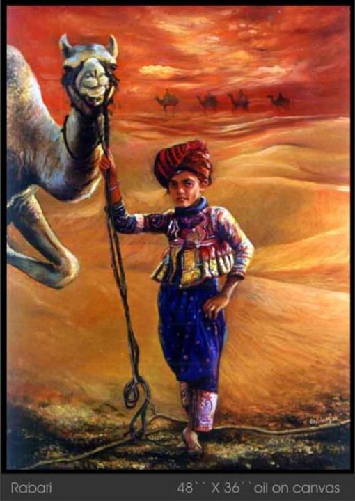 Pintura intitulada "var/rel/01" por Gosai Jitendra, Obras de arte originais, Óleo