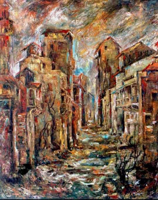 Pintura intitulada "var/rel/02" por Gosai Jitendra, Obras de arte originais