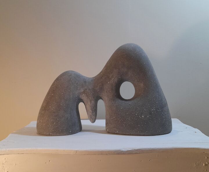 Sculpture intitulée "La Mer" par Clark Camilleri, Œuvre d'art originale, Béton