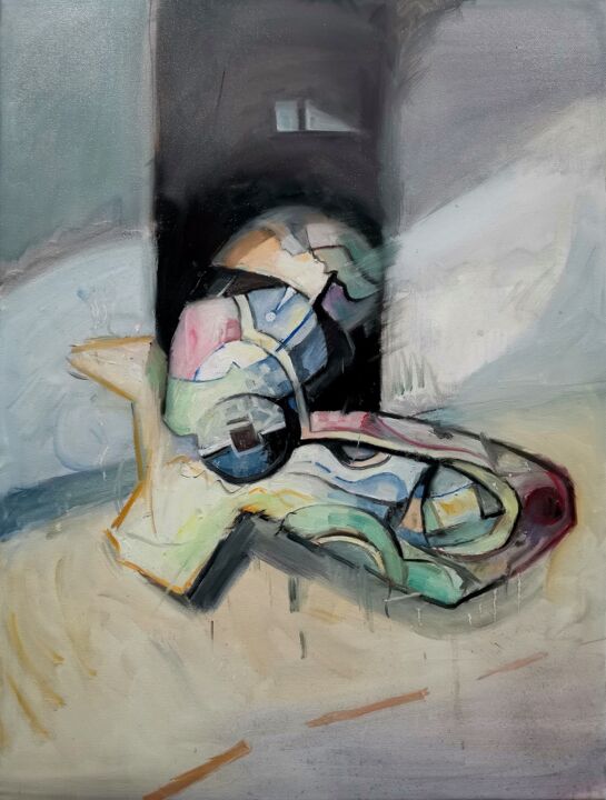 近乡情更怯 绘画, 35.4x27.6 in