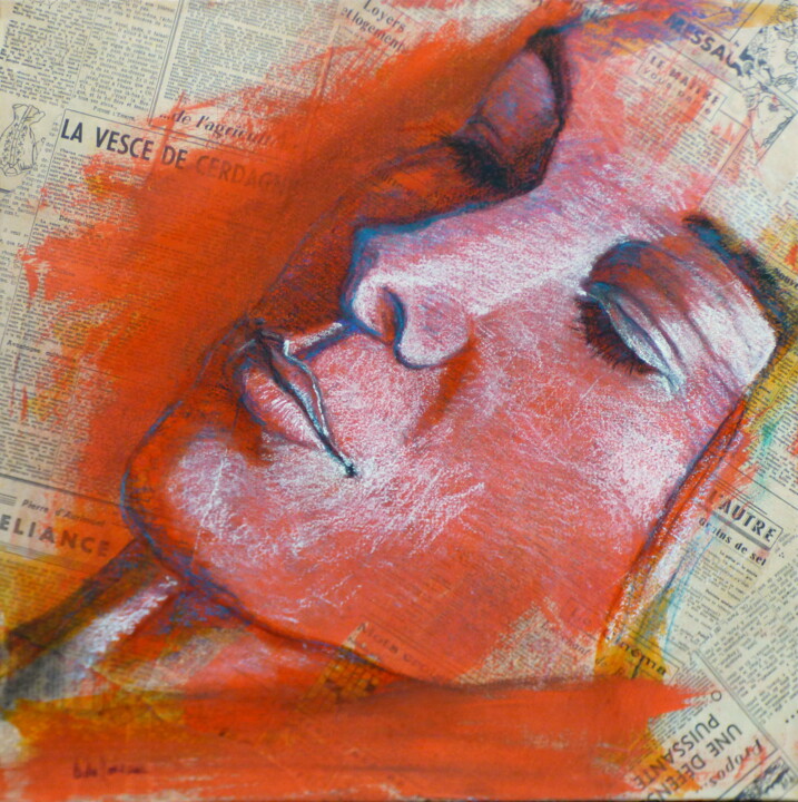 SANDRA 绘画, 19.7x19.7 in