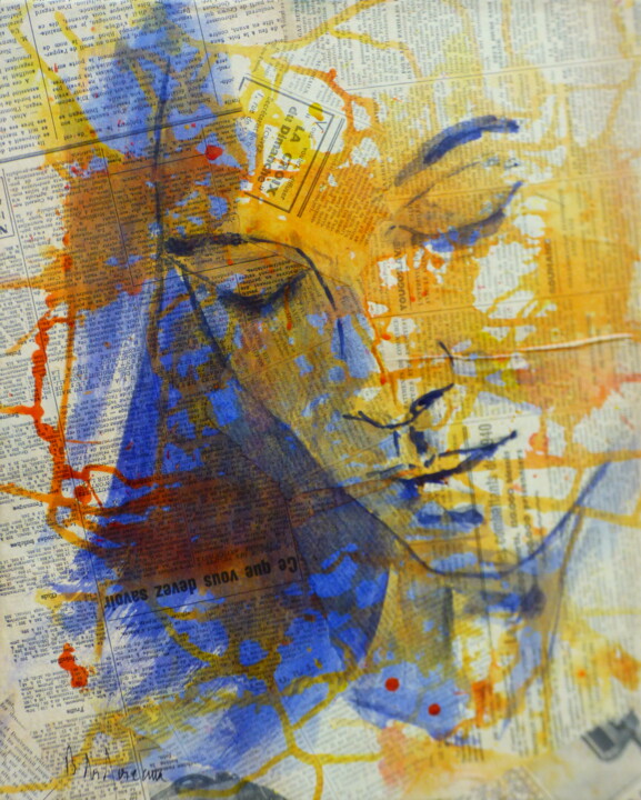 绘画,  16.1x13 in 
