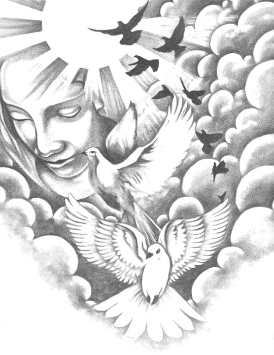 Digital Arts titled "Unity" by Justin Roppolo, Original Artwork, Digital Painting