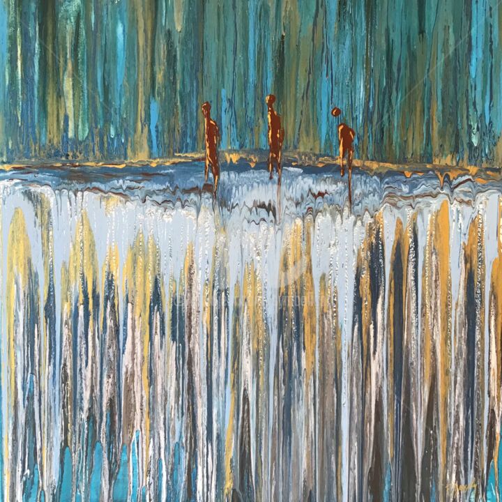 Migration 绘画, 31.5x31.5 in