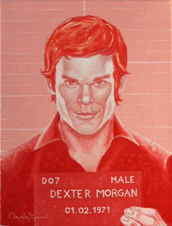 DEXTER 绘画, 13.8x10.6 in