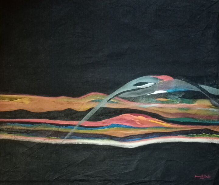 Expansion 绘画, 11.8x13 in