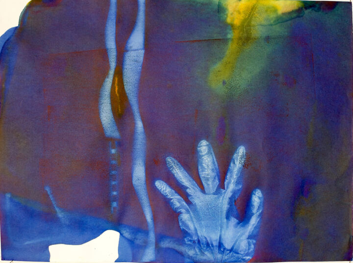 Die Hand 绘画, 14.7x19.7 in