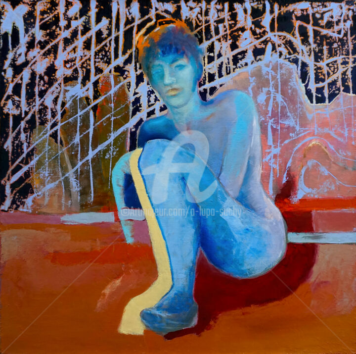 Bez ciebie 绘画, 19.7x19.7 in