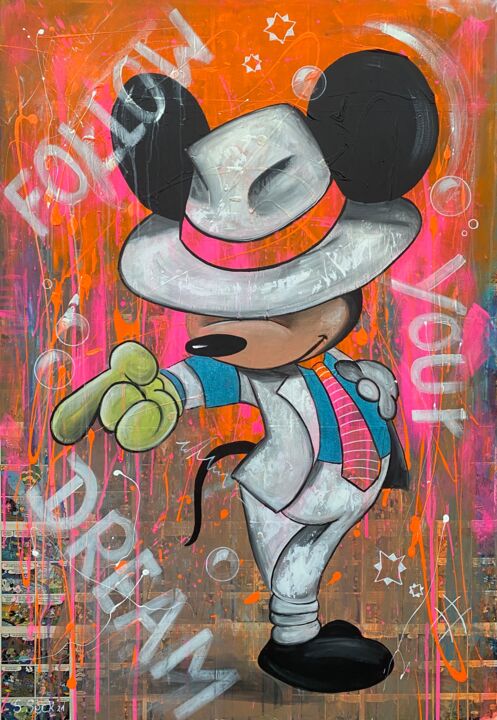 follow your dream 绘画, 51.2x35.4 in