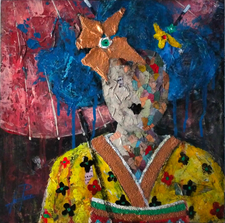 绘画,  15.8x15.8 in 
