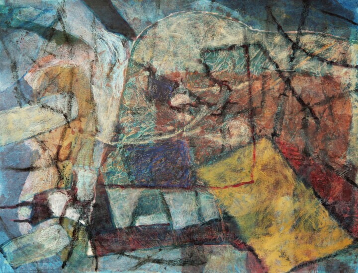 Peinture intitulée "Taygète" par Philippe Casaubon, Œuvre d'art originale, Huile