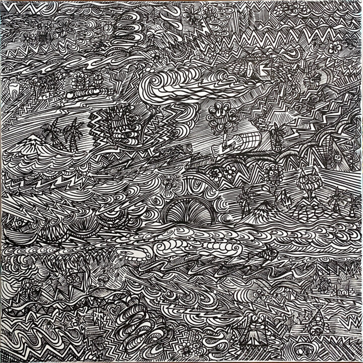 绘画,  31.5x31.5 in 