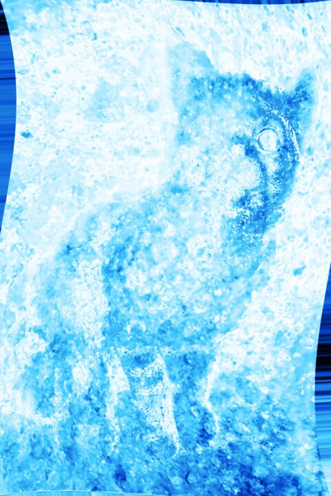MY BLUE FADING COMPANION 数字艺术