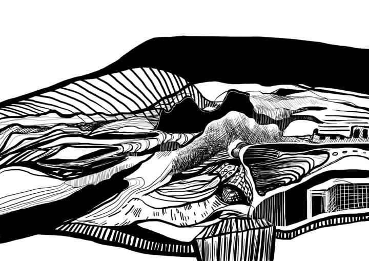 Digital Arts titled "Streaming" by Jovana Pestoric, Original Artwork, 2D Digital Work