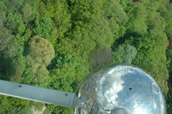 "Atomium | THE SYMBO…" başlıklı Fotoğraf Irina Kromm tarafından, Orijinal sanat, Dijital Fotoğrafçılık Ahşap Sedye çerçevesi…
