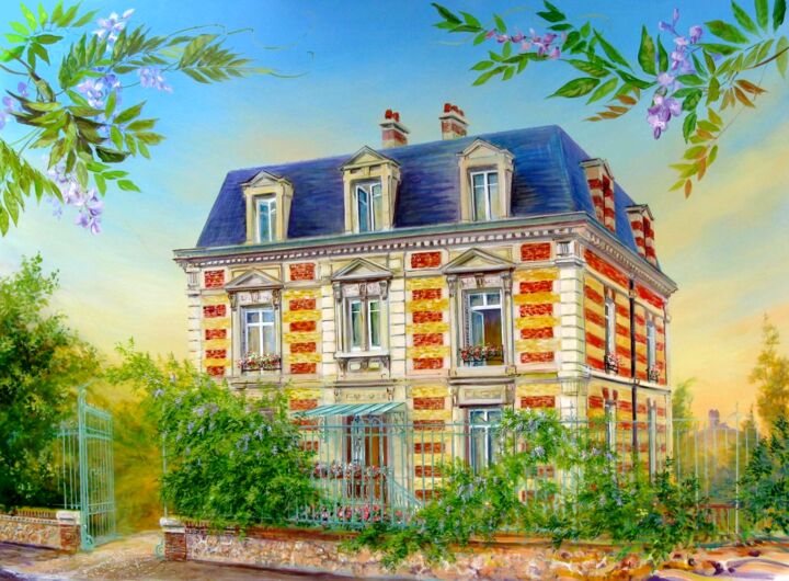 Peinture intitulée "Peint en vrais, ORP…" par Applestrophe, Œuvre d'art originale, Acrylique
