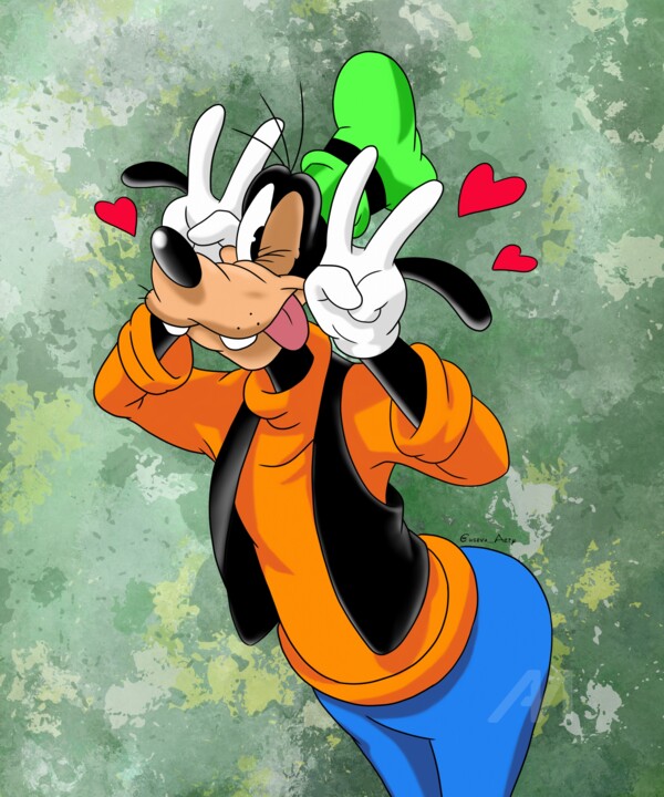 Goofy is a funny friend 数字艺术