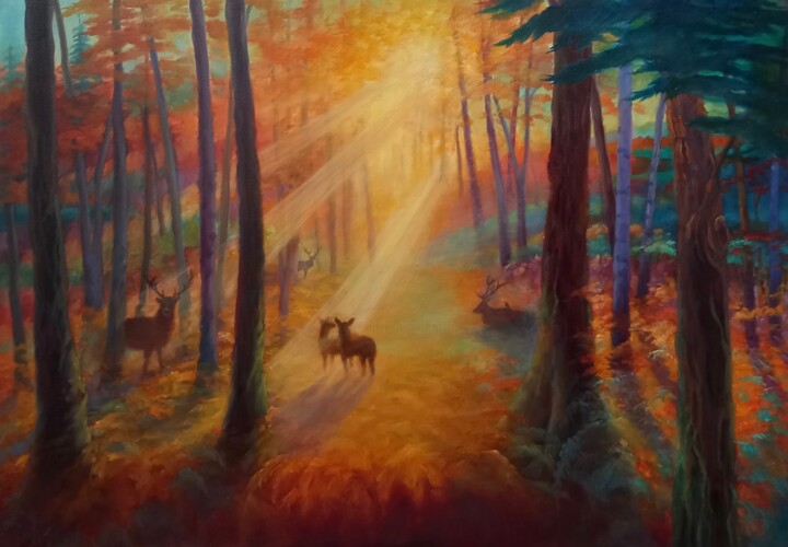Au-delà du Glen 绘画, 27.6x39.4 in