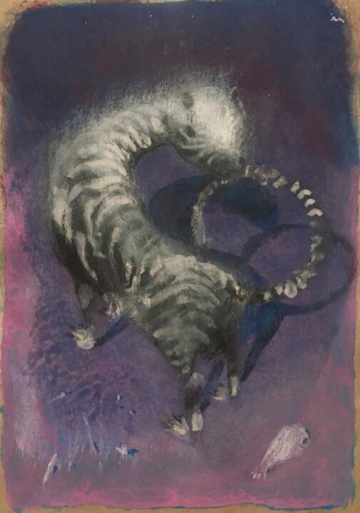 Do you want to eat a zebra - think like a zebra 绘画, 11.6x8.2 in