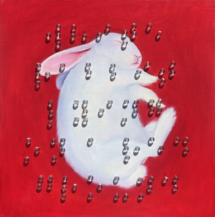 绘画,  9.8x9.8 in 