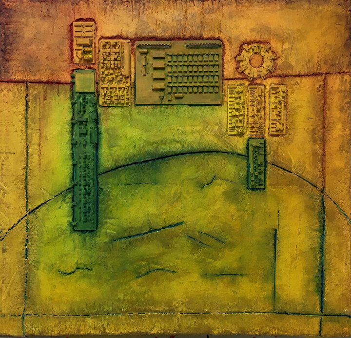 绘画,  35.4x37 in 
