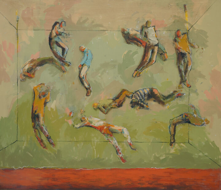 The last fall 绘画, 47.2x55.1 in