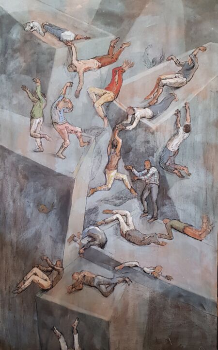 A holy life 绘画, 55.1x31.5 in
