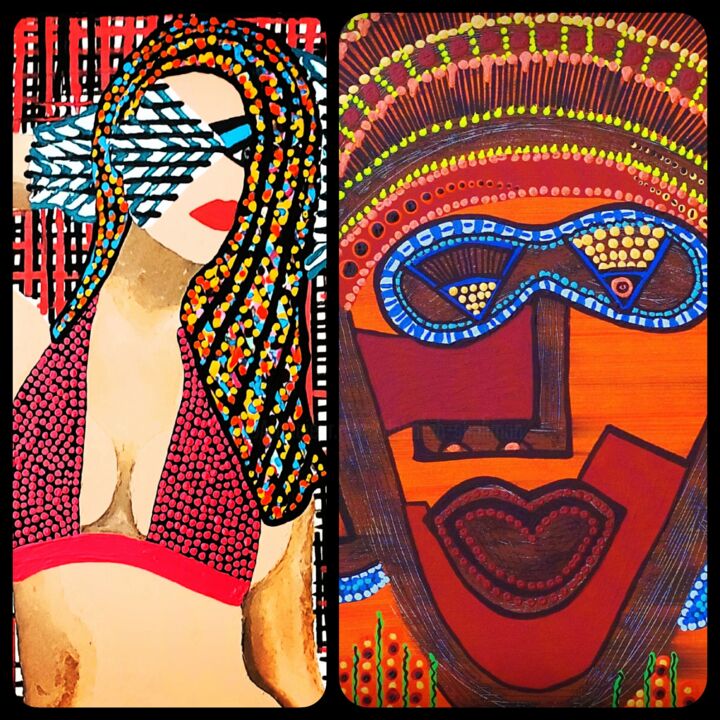 Mirit Ben-Nun paintings Israeli contemporary art 绘画, 13.8x9.8 in