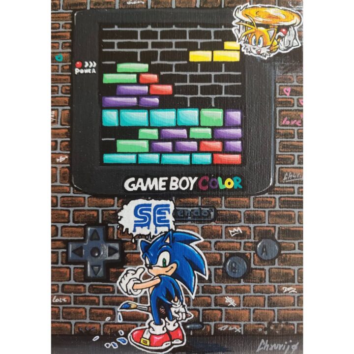 Tetris 绘画, 7.1x4.9 in