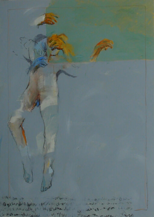 The body and the thoughts 2 绘画, 78.7x55.1 in