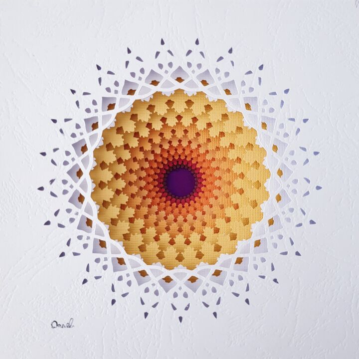 Magnetic Dust 雕塑, 5.7x5.7 in