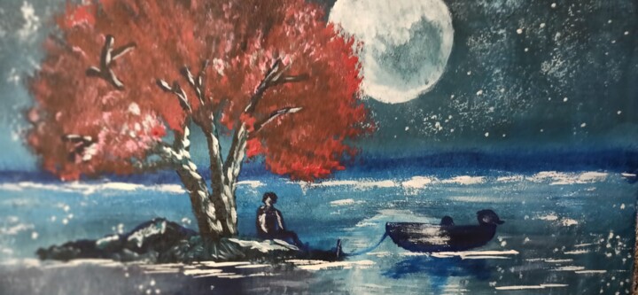 Остров Буян 绘画, 16.5x23.2 in