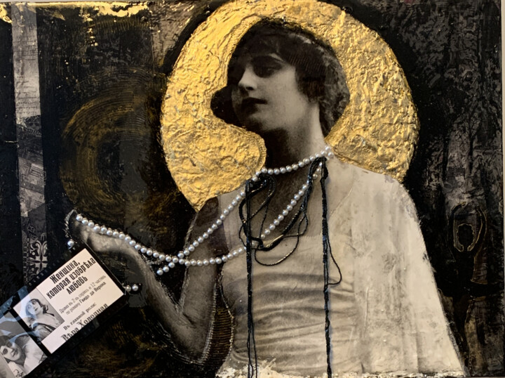 绘画 标题为“Vera Kholodnaya (w…” 由Natali Shepeleva, 原创艺术品, 丙烯