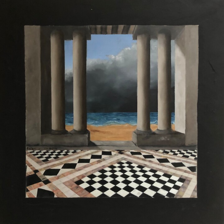 绘画,  15.8x15.8 in 