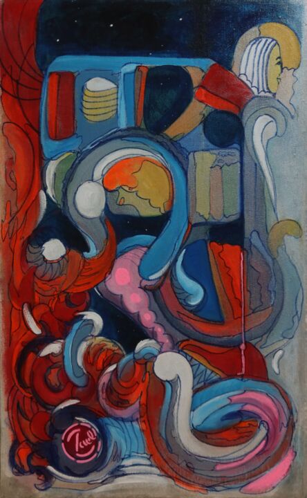 Près d'Orion 绘画, 24.4x15 in