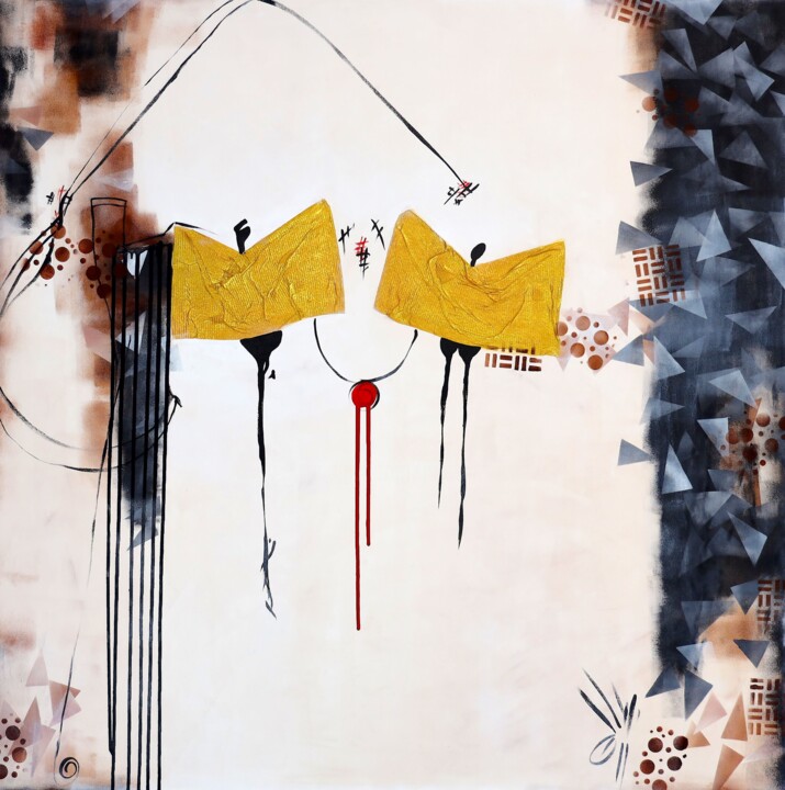 The one who loves you a lot 48 绘画, 48x48 in
