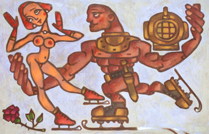 绘画,  31.9x48.4 in 
