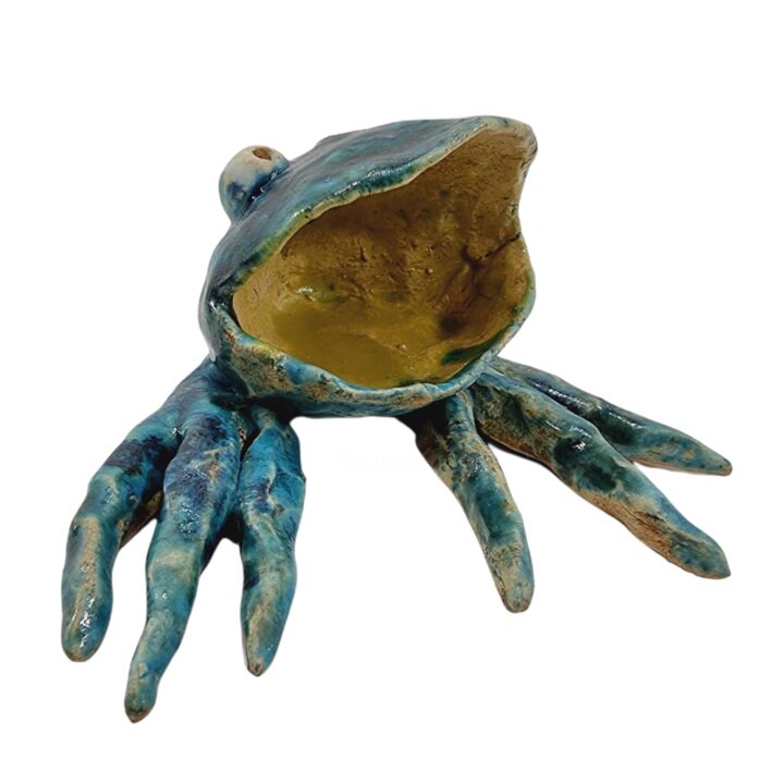 FROG XIX 雕塑, 3.9x7.9 in