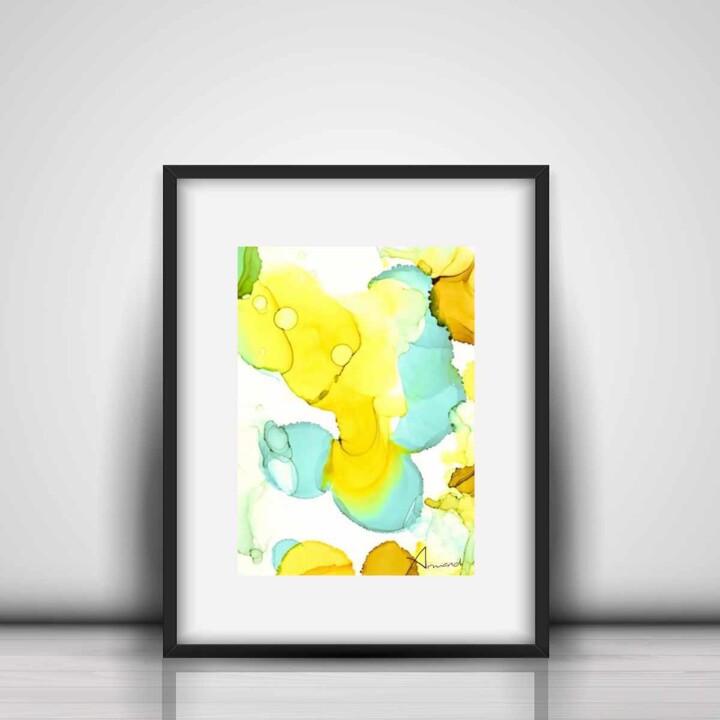 Painting titled "Aligoté" by Armando De Lima, Original Artwork, Ink