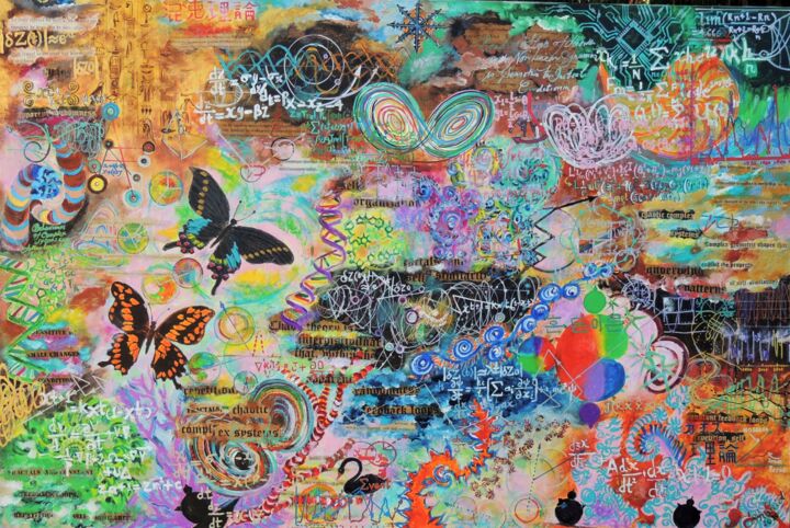 Chaos Theory 绘画, 39.4x59.1 in