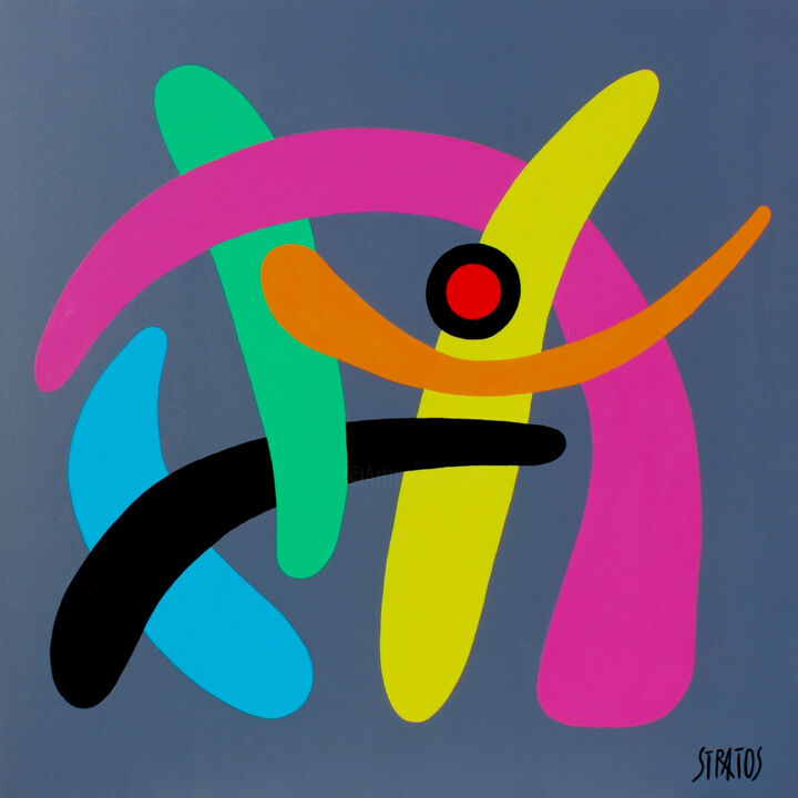 Défendez-moi 11 绘画, 39.4x39.4 in