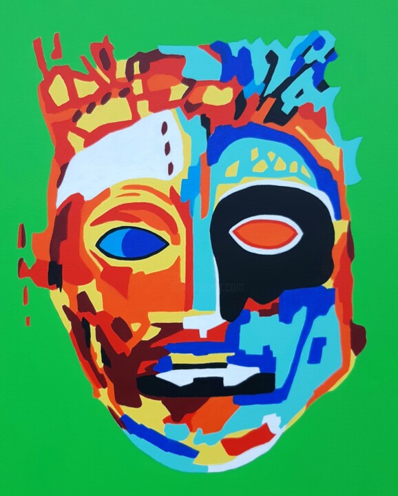 GUERRIER DE L'OMBRE 绘画, 24x19.7 in