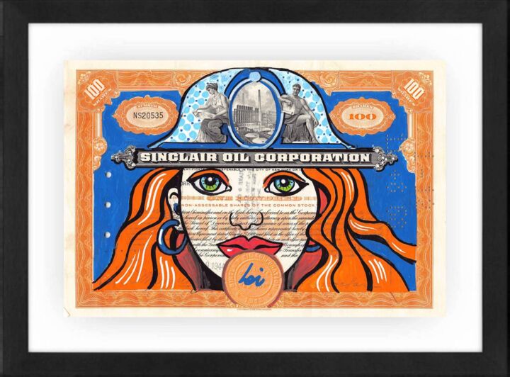 Peinture intitulée "The Red" par Tina Loiodice, Œuvre d'art originale, Acrylique