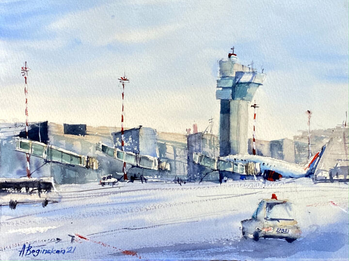 Terminals Peinture, 11x14,6 in