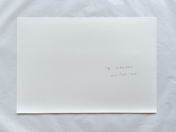 Arrière de l'œuvre